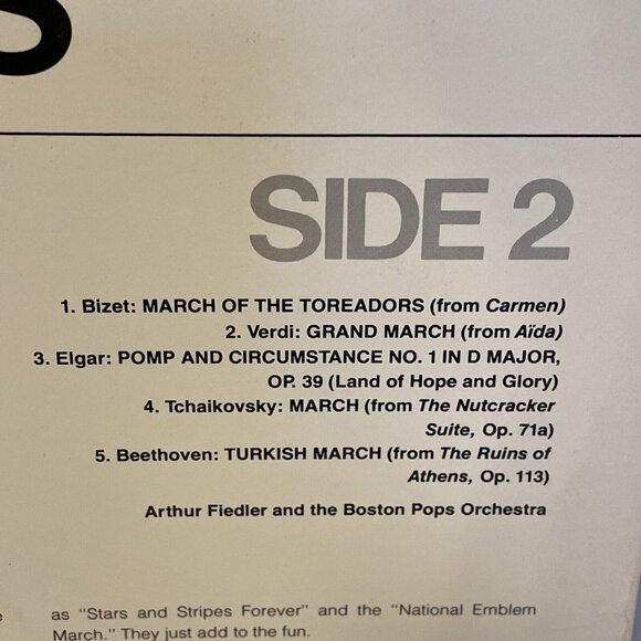 Great Moments Of Music Marches (Vinyl, 1980) Time Life STLS-7002 NM LP Record - Picture 5 of 9